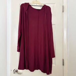 Long Hooded Cardigan